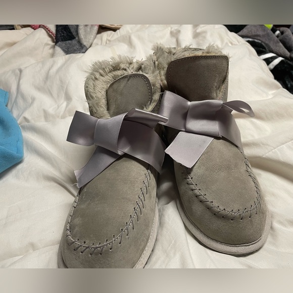 UGG Shoes - Ugg slipper moccasin. Worn once in the house to try on
